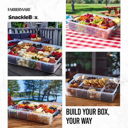 Farberware Build-A-Board Snacklebox with Poly Lid