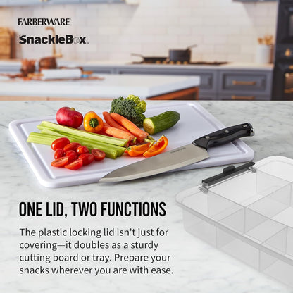 Farberware Build-A-Board Snacklebox with Poly Lid