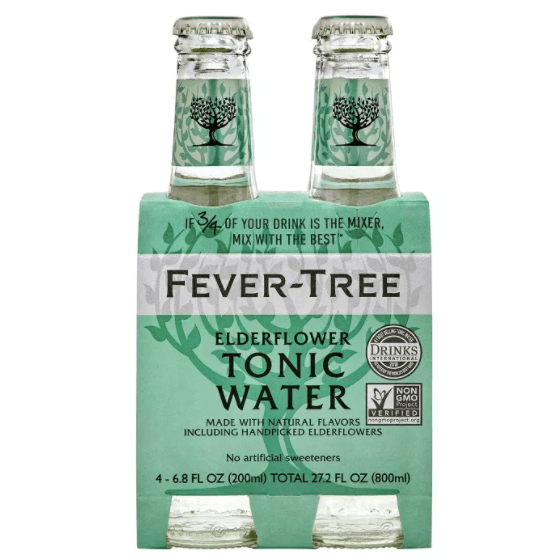 Fever-Tree Elderflower Tonic Water, 4-Pack