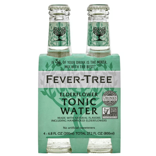 Fever-Tree Elderflower Tonic Water, 4-Pack