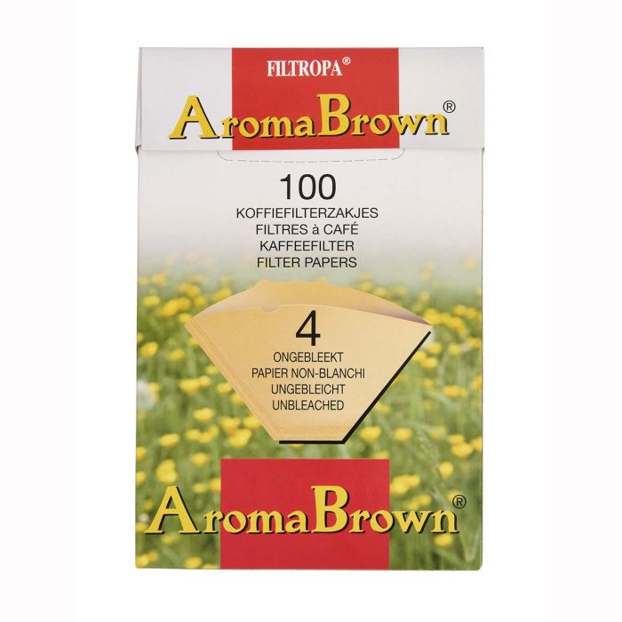 Filtropa Unbleached Coffee Filters (Set of 100): #4