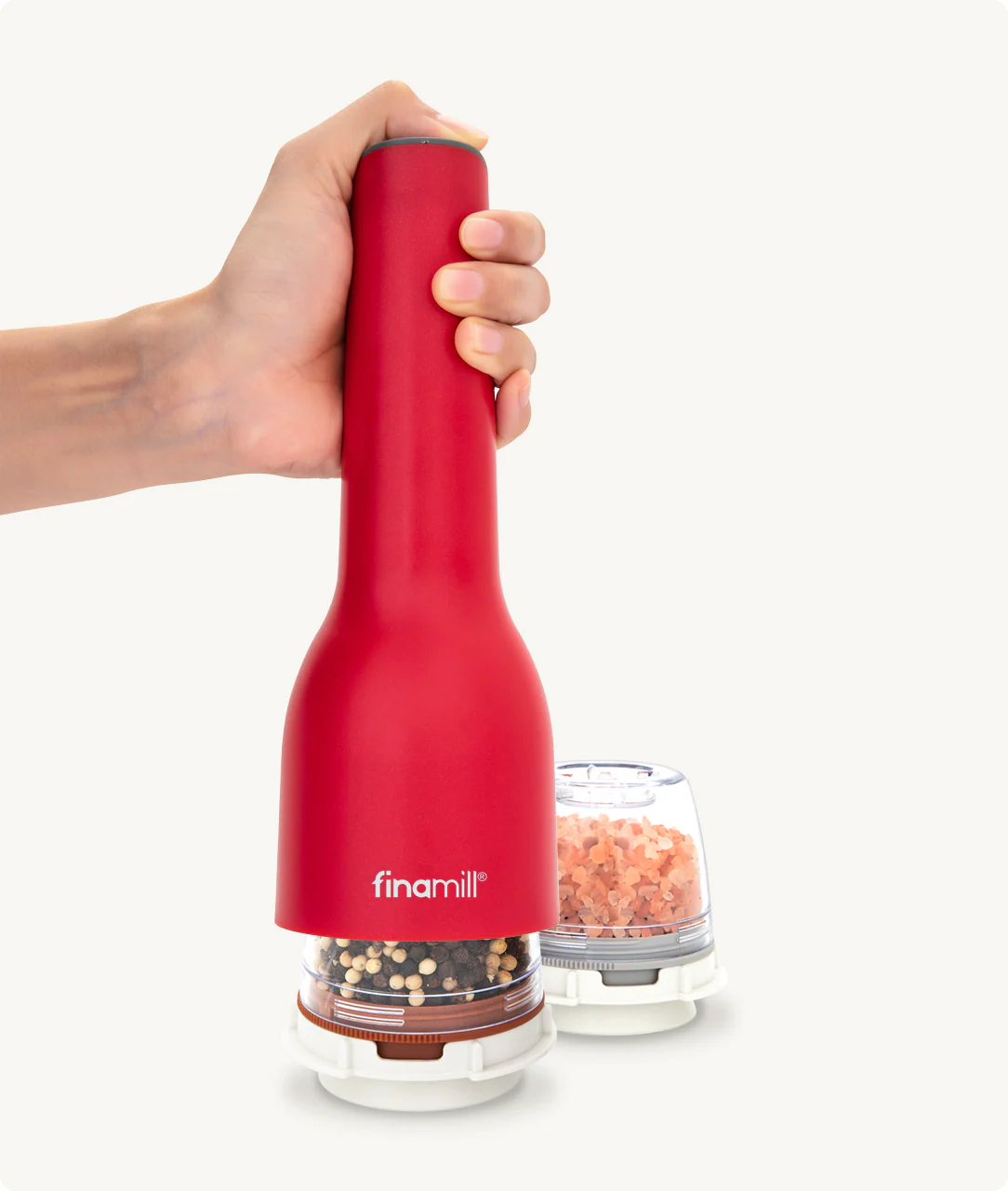 FinaMill Classic USB Rechargeable Grinder: Sangria Red