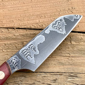 Fixed Star Forge San Mai Sheep's Foot Paring Knife