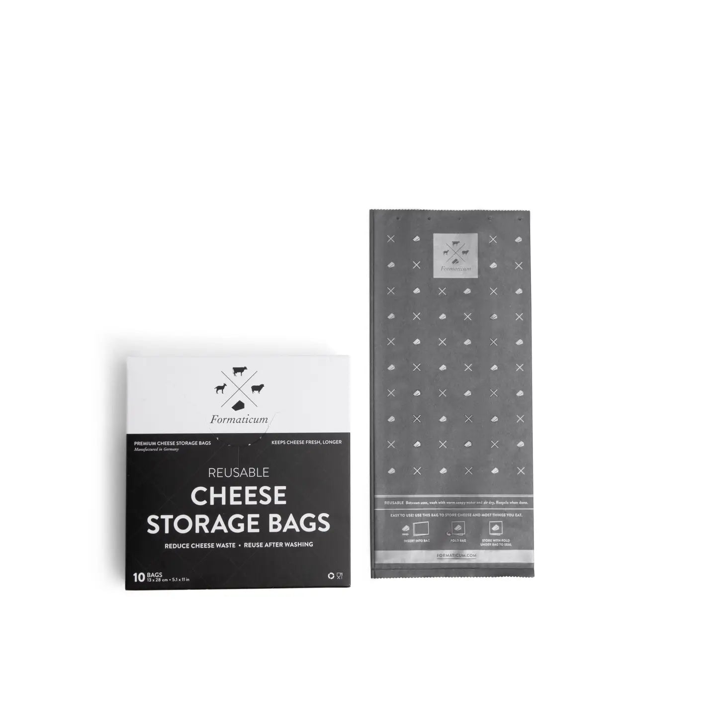 Formaticum Reusable Cheese Storage Bags