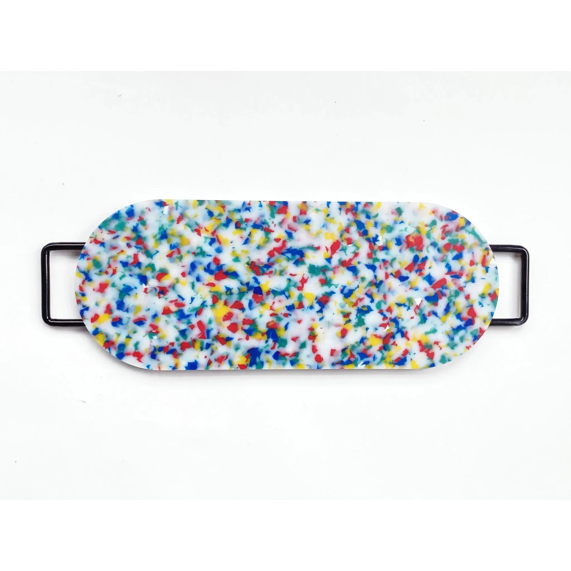 Fredericks & Mae Cutting Board: Oval, Multi Confetti