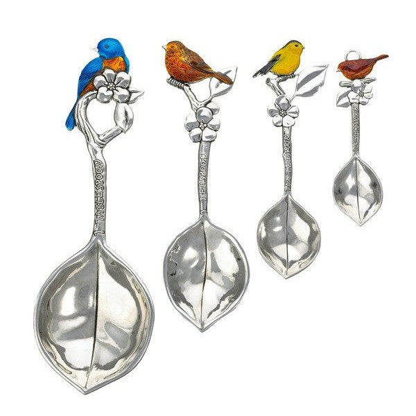 Ganz Measuring Spoons (Set of 4): Birds