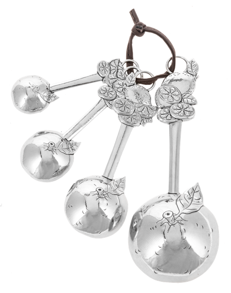 Ganz Measuring Spoons (Set of 4): Lemon Slices