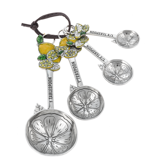 Ganz Measuring Spoons (Set of 4): Lemon Slices