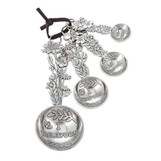 Ganz Measuring Spoons (Set of 4): Wildflower