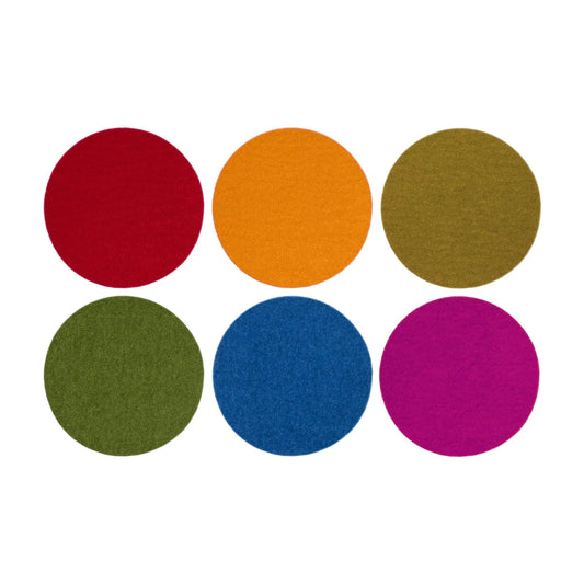 Graf Lantz Coasters (Set of 6): Round, Rainbow