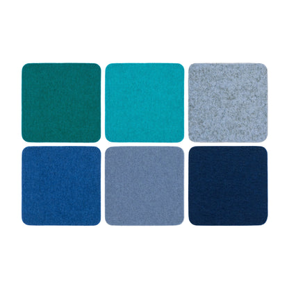 Graf Lantz Coasters (Set of 6): Square, Ocean