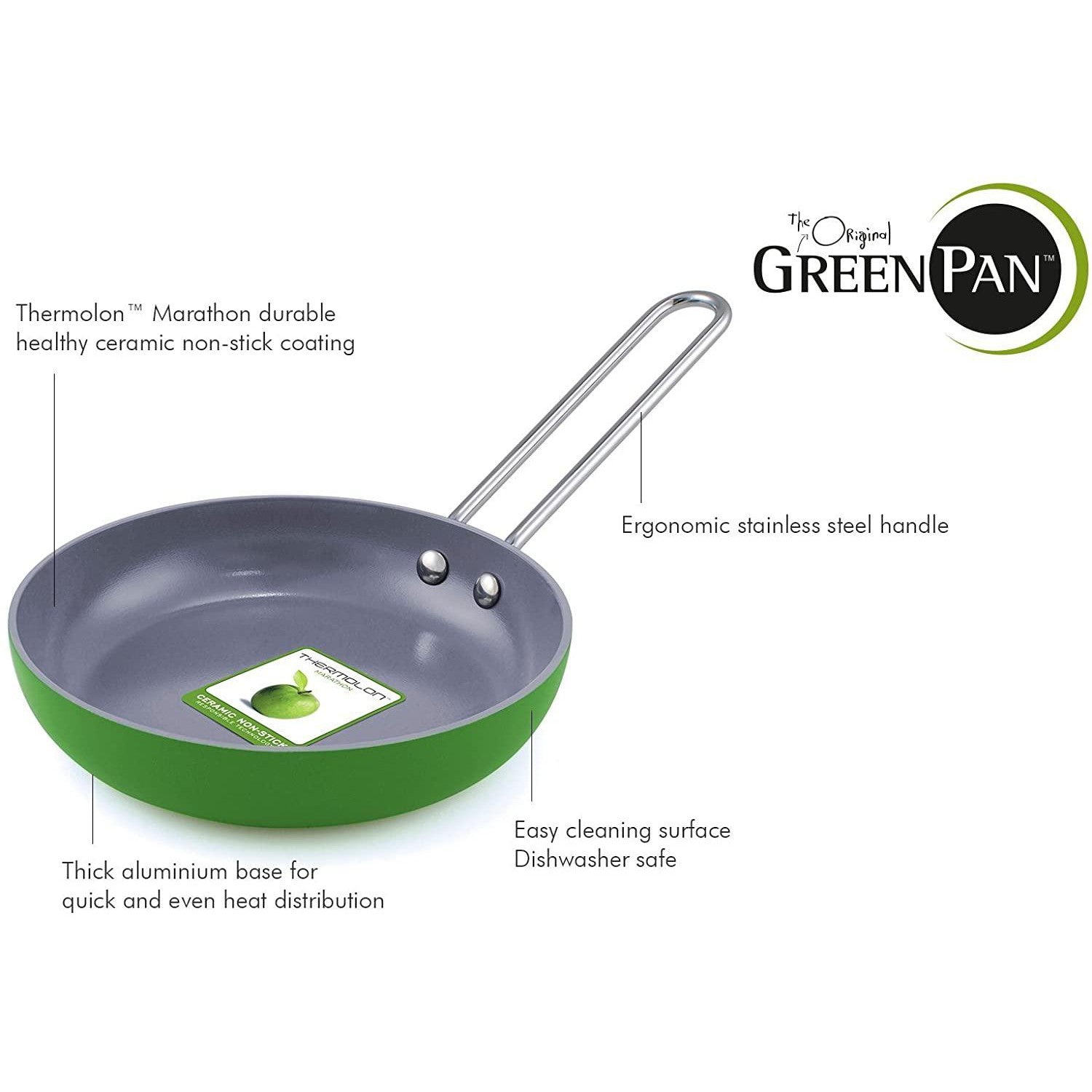 Green Pan Mini Egg Pan: Round