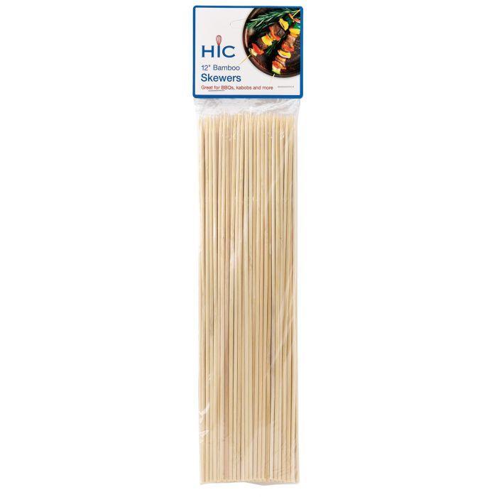 HIC Skewer - 12", bamboo