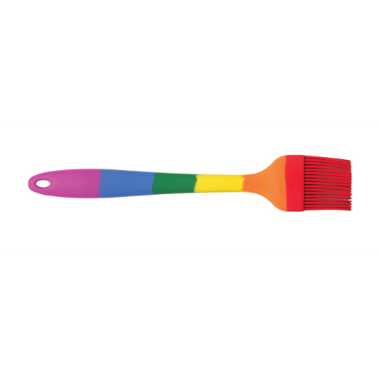 HIC Silicone Pastry Brush: 10.25", Rainbow