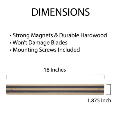 HIC Magnetic Knife Bar: 18"