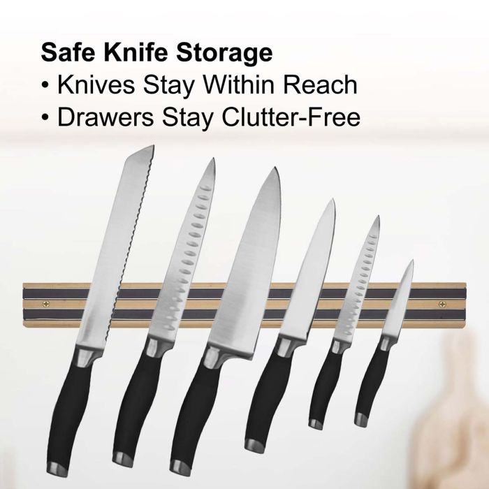 HIC Magnetic Knife Bar: 18"