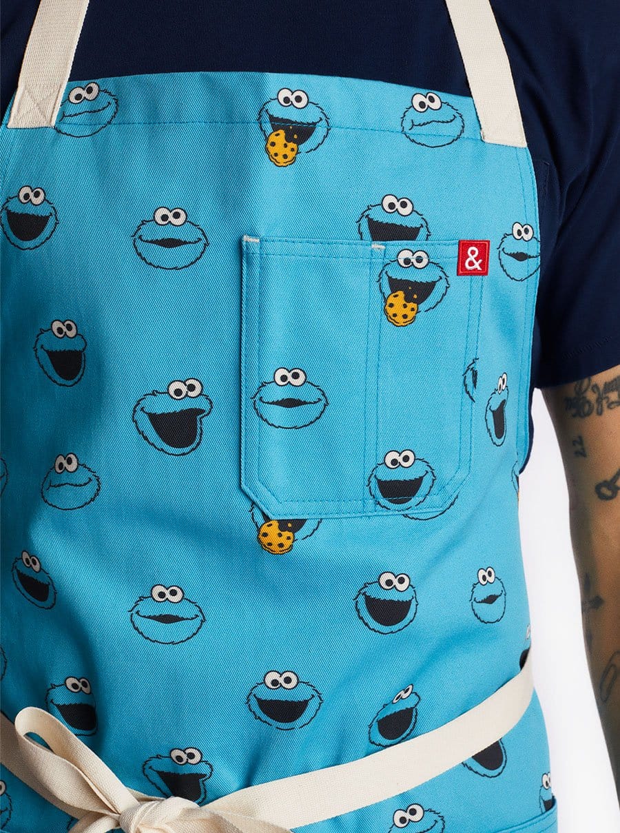 Hedley & Bennett Essential Apron: Cookie Monster
