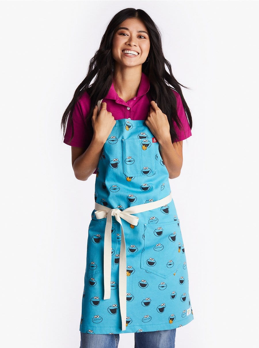 Hedley & Bennett Essential Apron: Cookie Monster