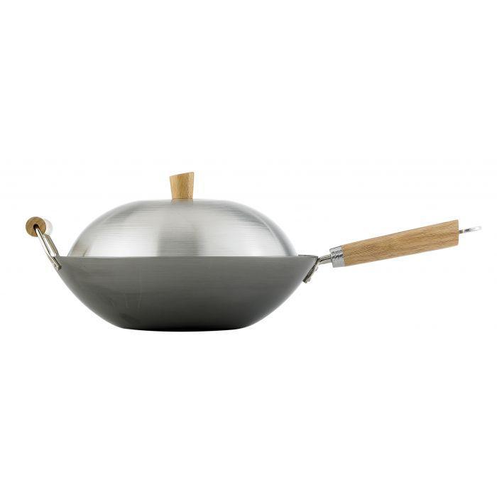 Helen's Asian Kitchen Carbon Steel Wok Set