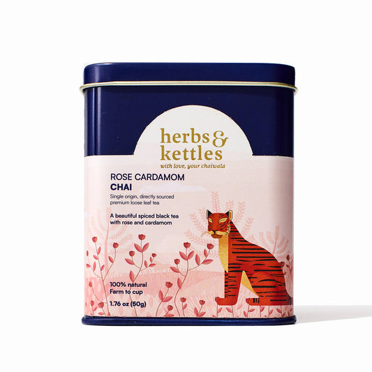 Herbs & Kettles Rose Cardamom Chai