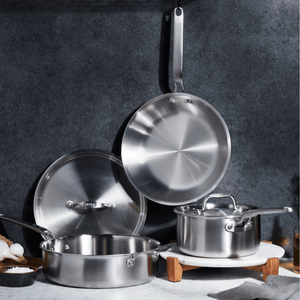 Heritage Steel x EATER Cookware Set: 5 Piece