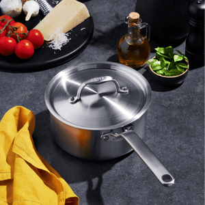 Heritage Steel x EATER Sauce Pan with Lid: 3 QT