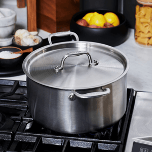 Heritage Steel x EATER Stock Pot with Lid: 8 Quart