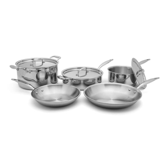 Heritage Steel Cookware Set: 8 Piece