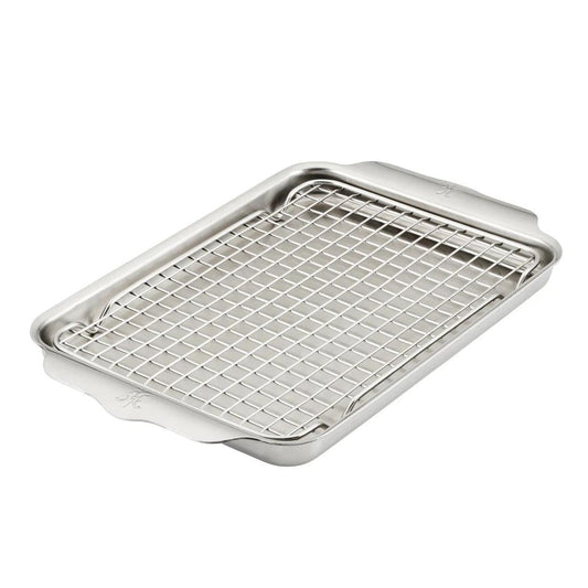 Hestan OvenBond Tri-Ply Sheet Pan / Cooling Rack Set: Quarter Sheet