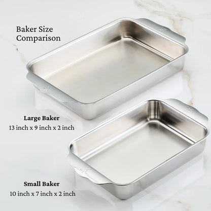 Hestan OvenBond Tri-Ply Baking Pan: Rectangular, 7" x 10"