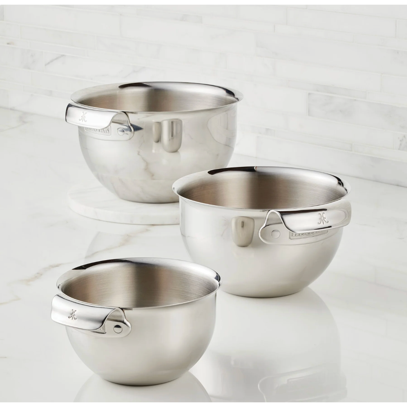 Hestan Provisions Stainless Steel Mixing Bowl Set: 3 Piece