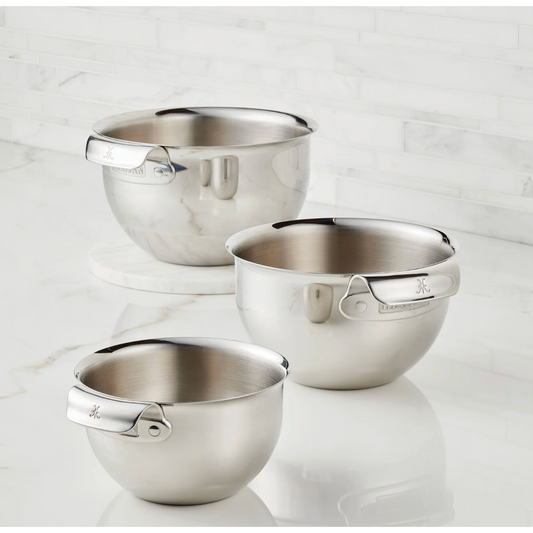 Hestan Provisions Stainless Steel Mixing Bowl Set: 3 Piece