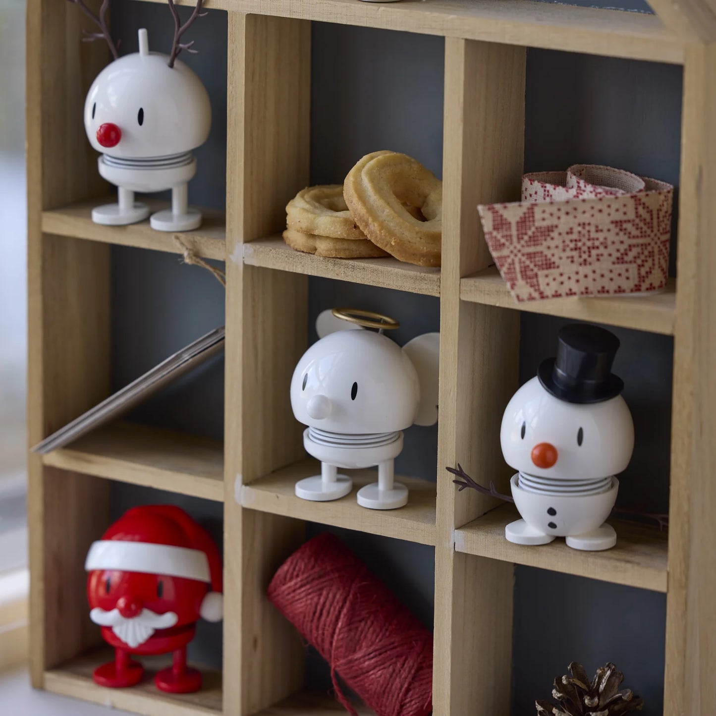 Hoptimist Bumble: Small, Reindeer (White)