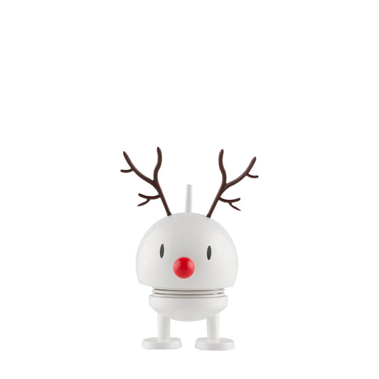 Hoptimist Bumble: Small, Reindeer (White)