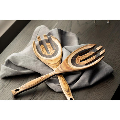 Island Bamboo Salad Servers: Natural