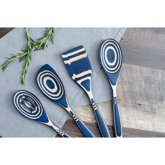 Island Bamboo Utensils: 12", Blue