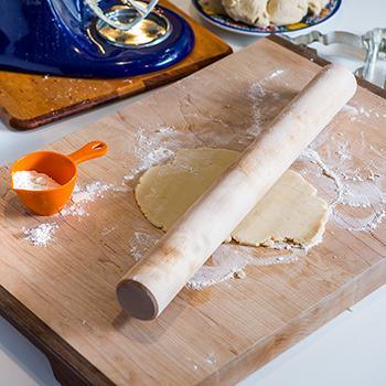 J.K. Adams Rolling Pin: Plain, 2"