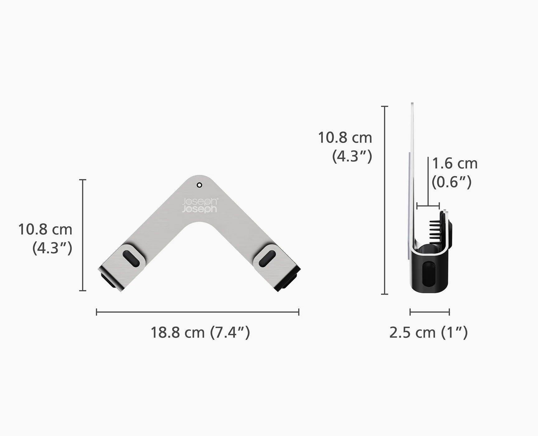 Joseph Joseph Space Pack of 2 Stainless-steel Pot Lid Holders