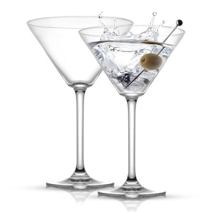 JoyJolt Olivia Martini Glasses (Set of 2)