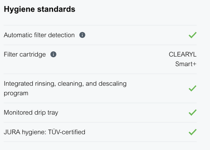 Jura Automatic Coffee Machine: E6, Platinum