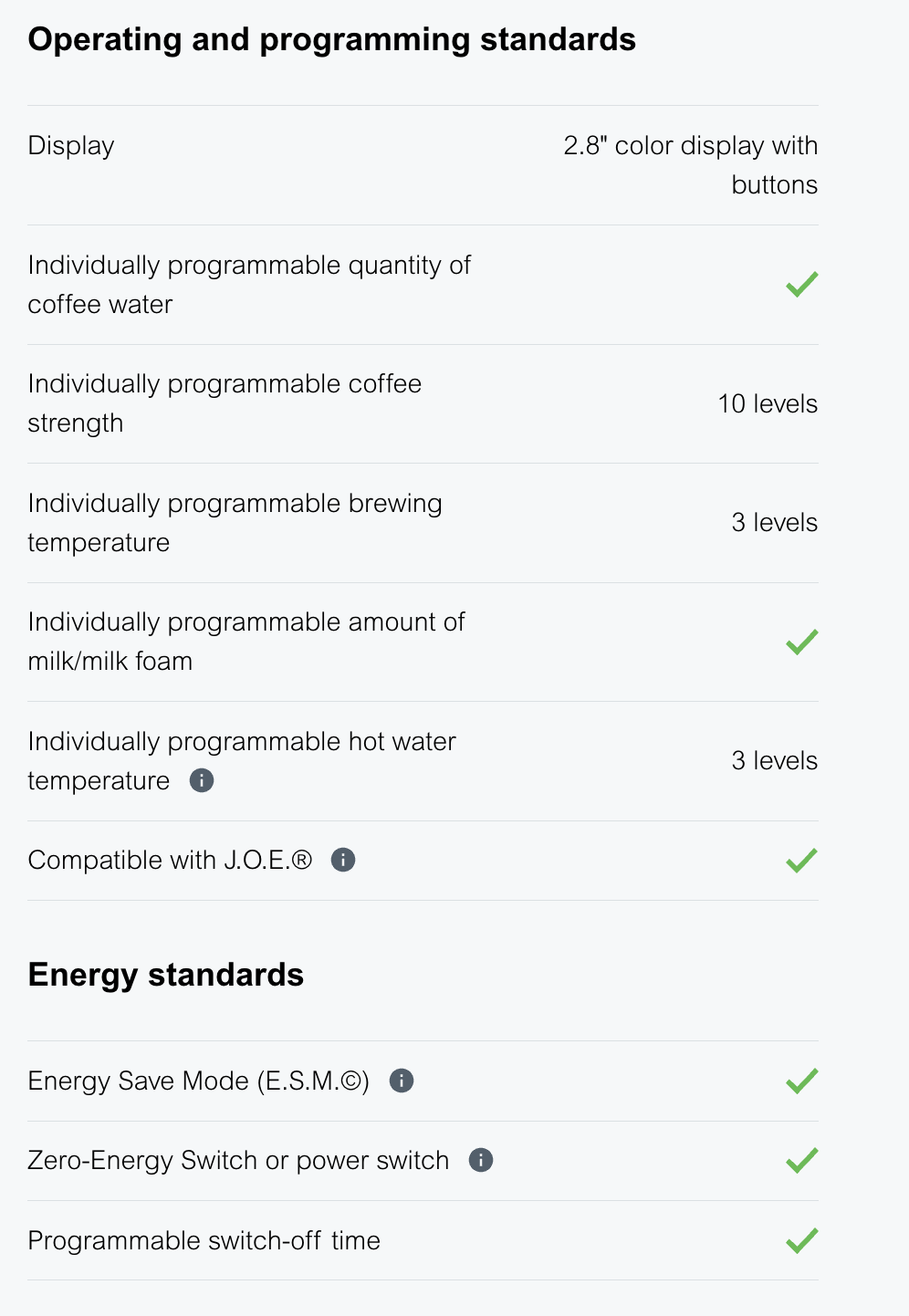 Jura Automatic Coffee Machine: E6, Platinum