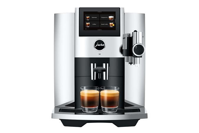 Jura Automatic Coffee Machine: S8, Chrome