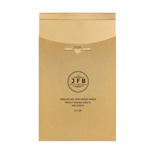 Just.Find.Best Pre-Cut Parchment Paper: 12" x 16"