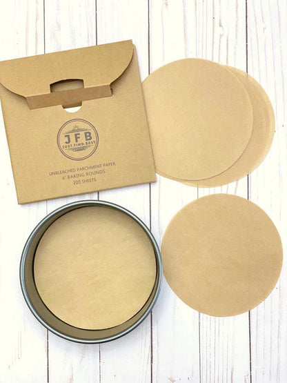 Just.Find.Best Pre-Cut Parchment Paper: 6" Round