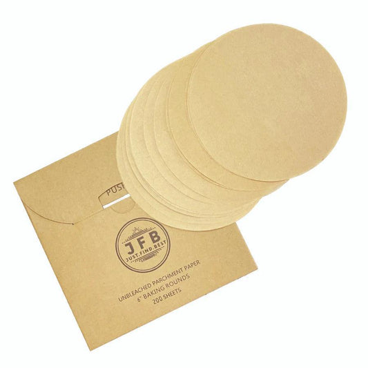 Just.Find.Best Pre-Cut Parchment Paper: 6" Round