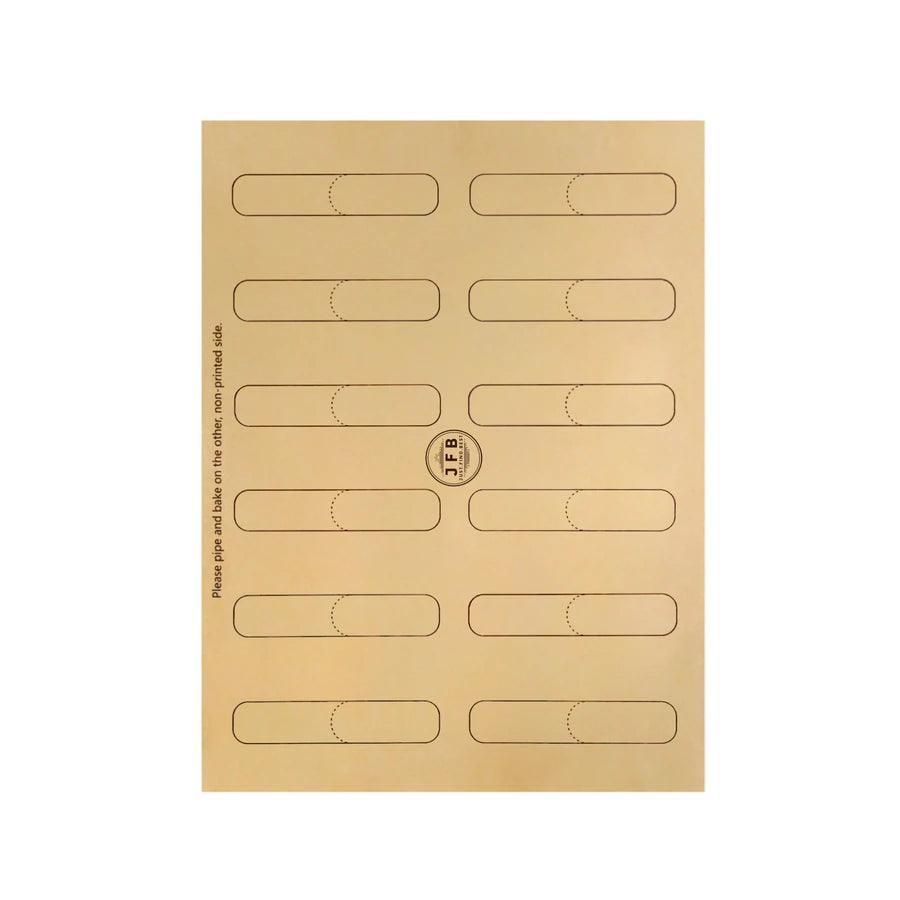 Just.Find.Best Pre-Cut Parchment Paper: 12" x 16", Eclair Printed