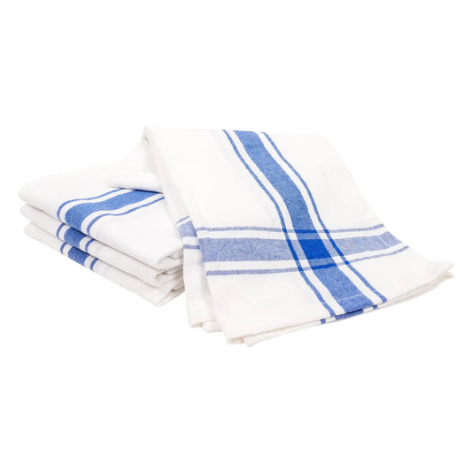 KAF Farm Stripe Flour Sack Towels (Set of 3): Blue