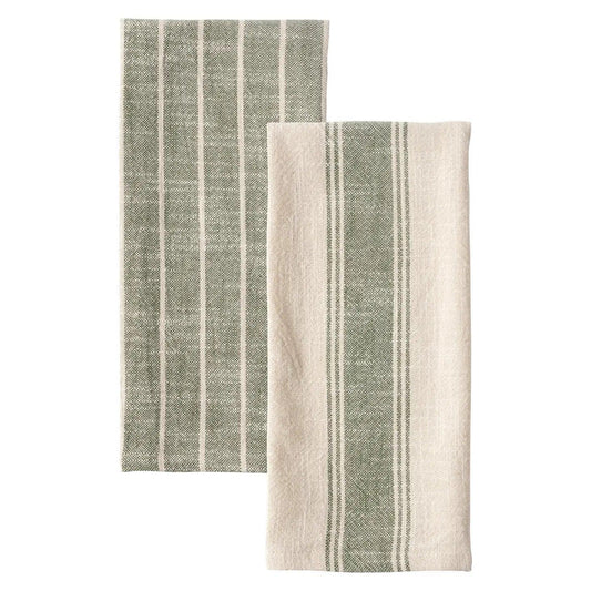 KAF Firenze Dishtowels (Set of 2): Olive