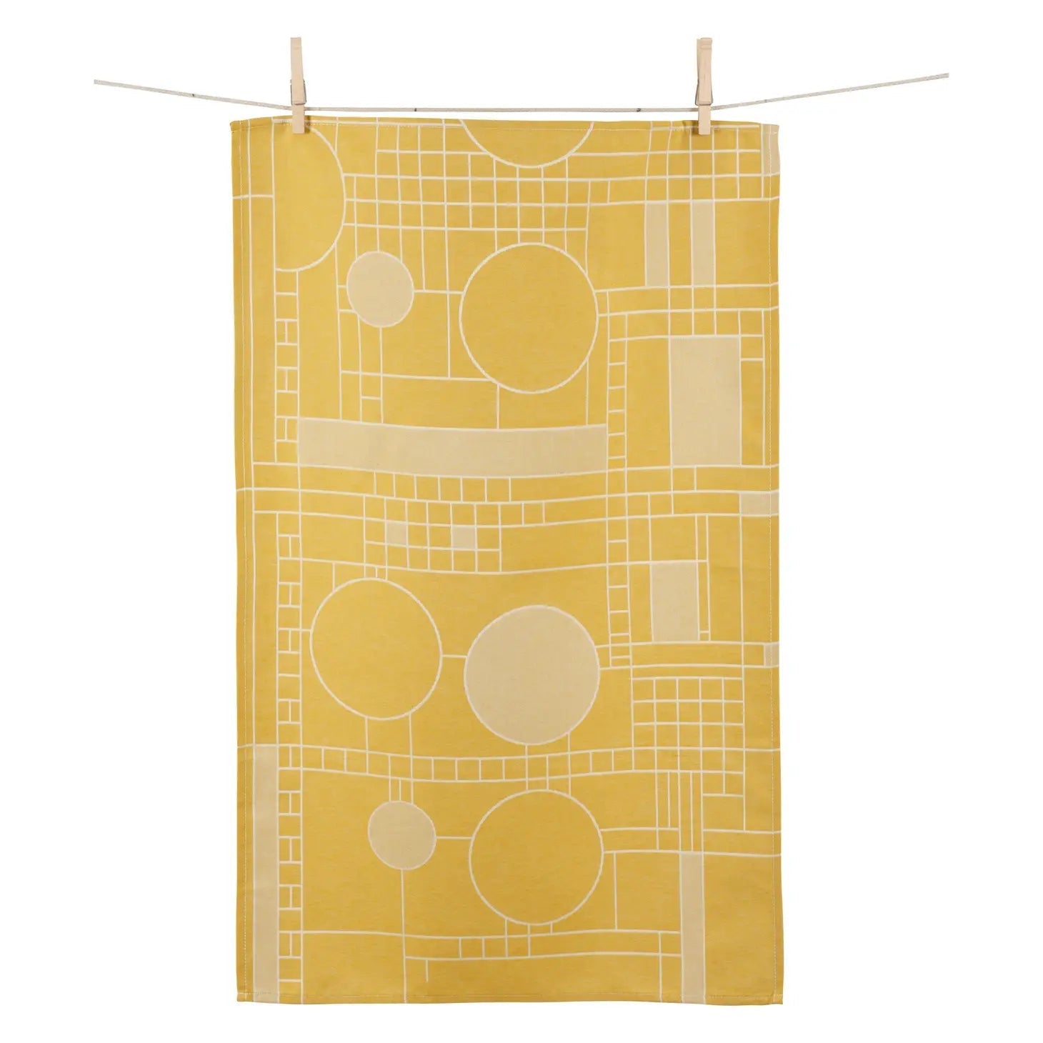 KAF Frank Lloyd Wright Jacquard Kitchen Towel: Coonley Playhouse