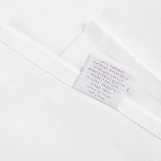 KAF Plain Weave White Dishtowels (Set of 10)